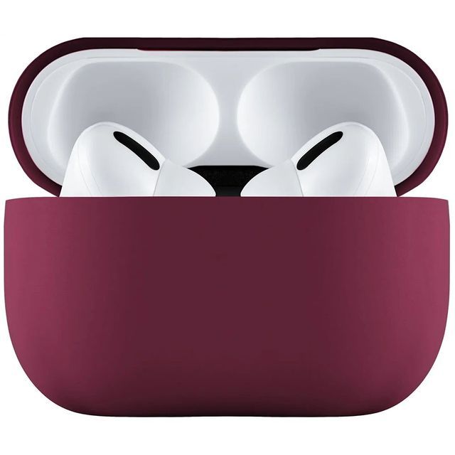 Чехол uBear Touch Pro Silicone Case бордовый, для AirPods Pro 2