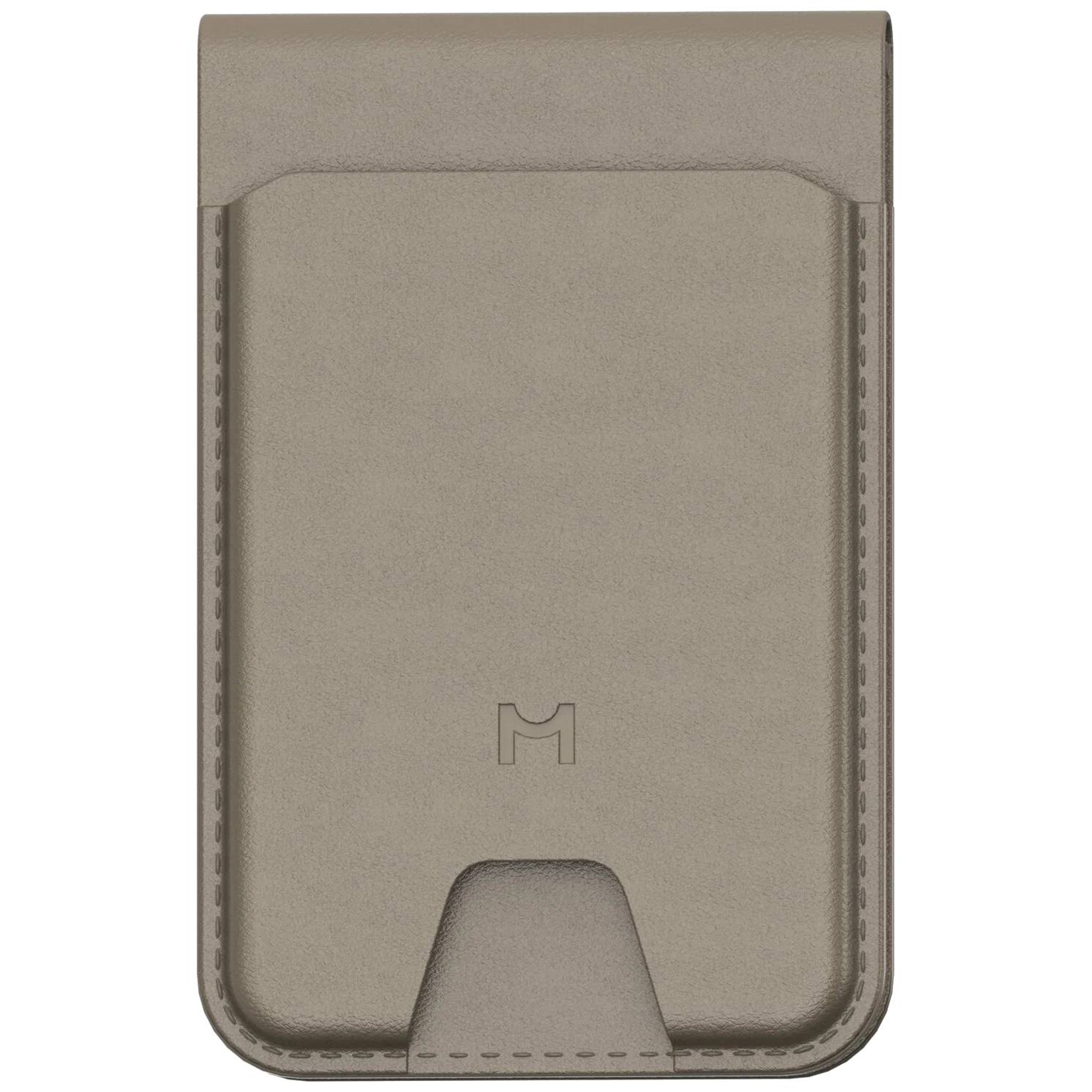 Кардхолдер Magssory Geotag Magnetic Find My Flip Wallet MagSafe, латте