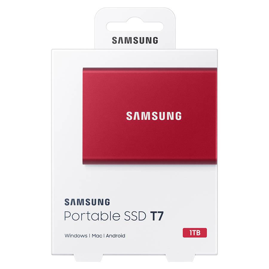 Внешний SSD накопитель 1Тб Samsung Т7 MU-PC1T0R/WW - фото 8