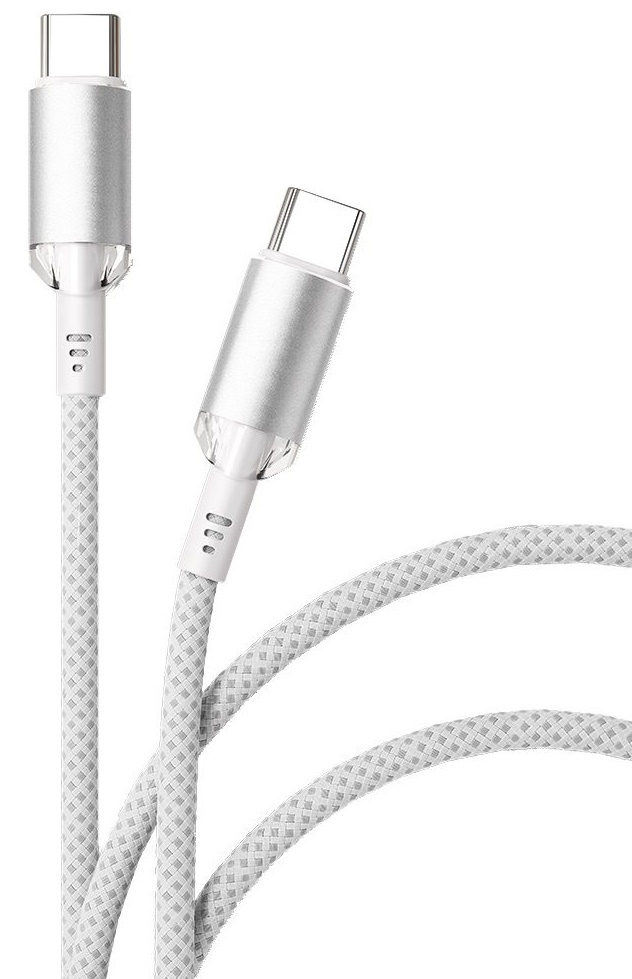 Кабель VLP Diamond Cable USB-C / USB-C 1,2м, белый