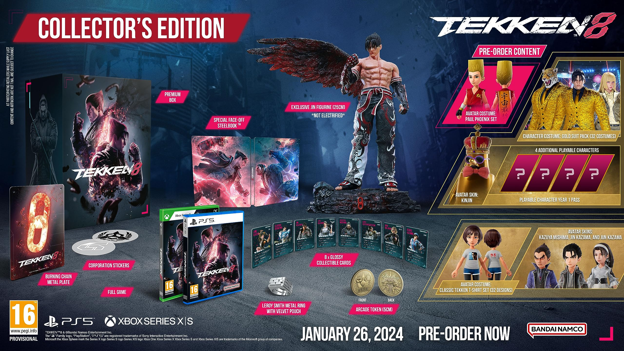 Игра PS5 Tekken 8 Collector’s Edition, (Английский язык), Premium Edition издание 3391892028522 - фото 2