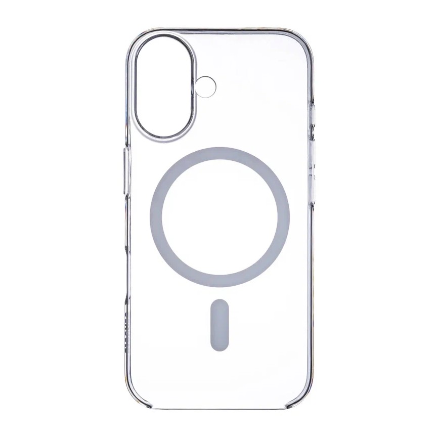Чехол-накладка Asynora Mag Clear Case для iPhone 16 Plus, полиуретан, прозрачный