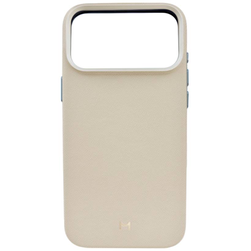 Чехол-накладка Magssory Eco-Leather Case для iPhone 17 Pro, экокожа, айвори