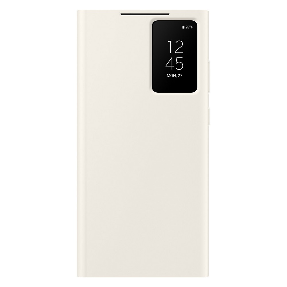 

Чехол-книжка Samsung Smart View Wallet Case для Galaxy S23 Ultra, поликарбонат, кремовый