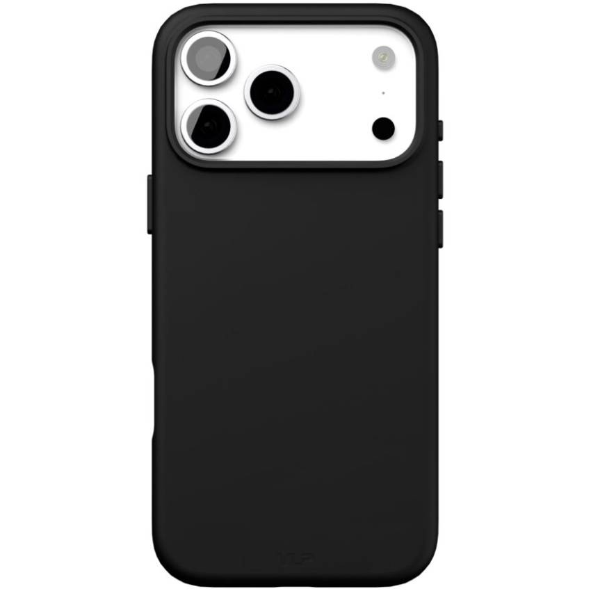 Чехол-накладка VLP Aster Pro для iPhone 17 Pro Max, силикон, черный