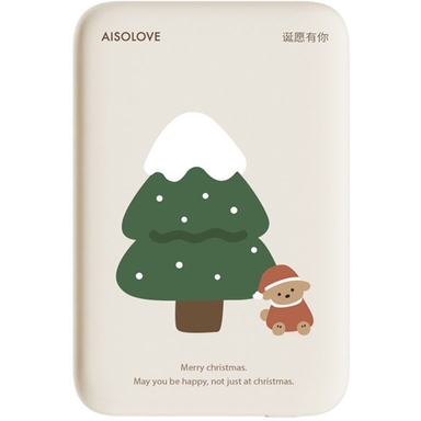 Внешний аккумулятор Solove W12 Christmas Tree 5000 мАч, белый