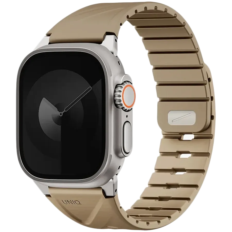 Ремешок Uniq FLUO для Apple Watch 40mm/41mm/42mm/44mm/45mm/46mm/49mm, силикон, песочный