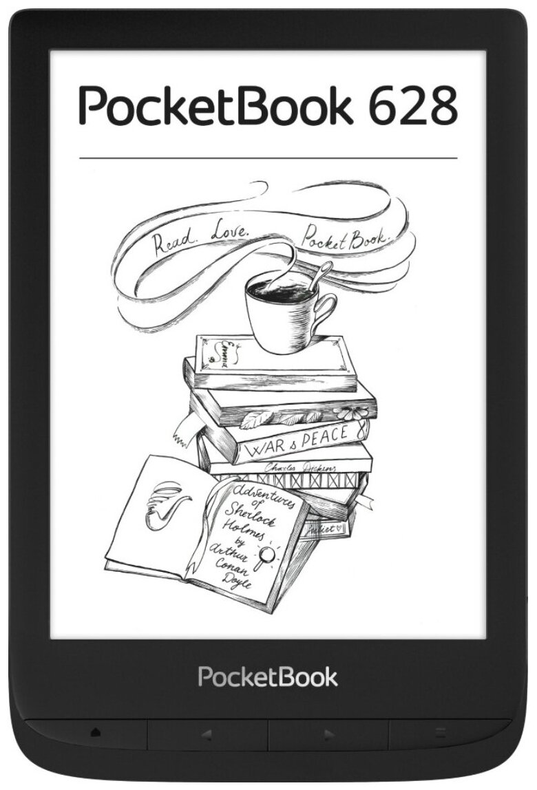 

Электронная книга PocketBook 628, Черный
