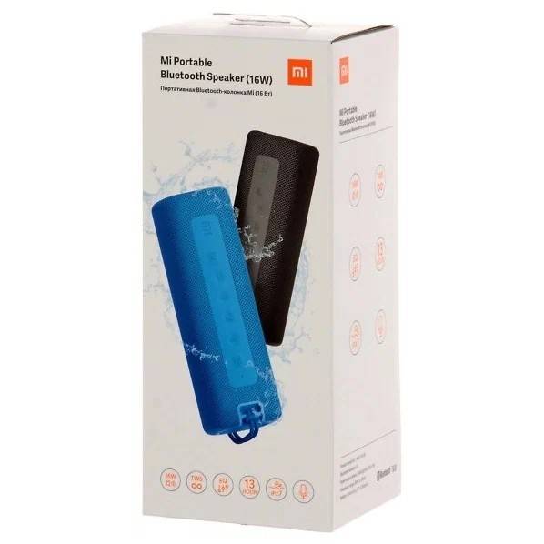 Акустическая система Xiaomi Mi Portable Bluetooth Speaker MDZ-36-DB, 16 Вт синий X29692 - фото 10