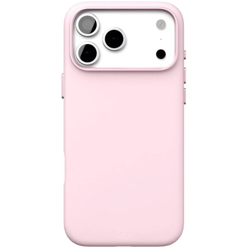 Чехол-накладка VLP Aster Pro для iPhone 17 Pro Max, силикон, розовый