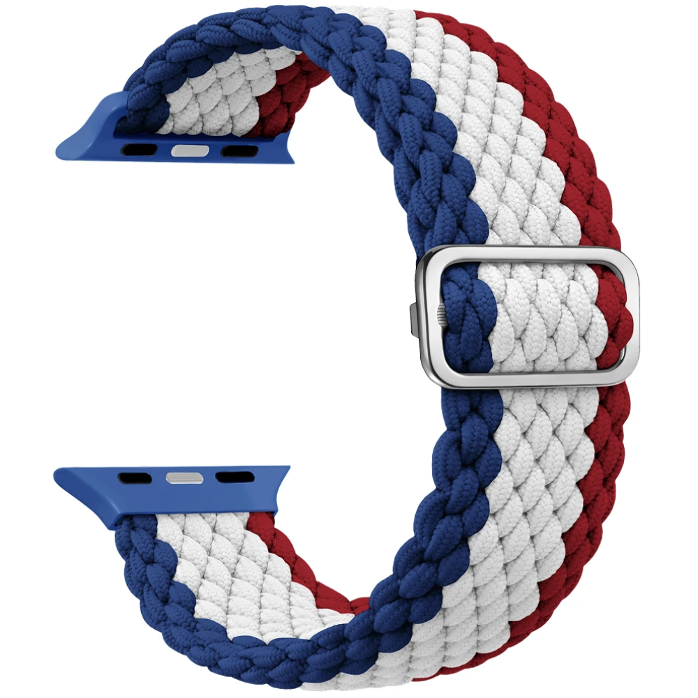 Ремешок Caweon Motion для Apple Watch 44mm/45mm/46mm/49mm, нейлон, синий/красный/белый