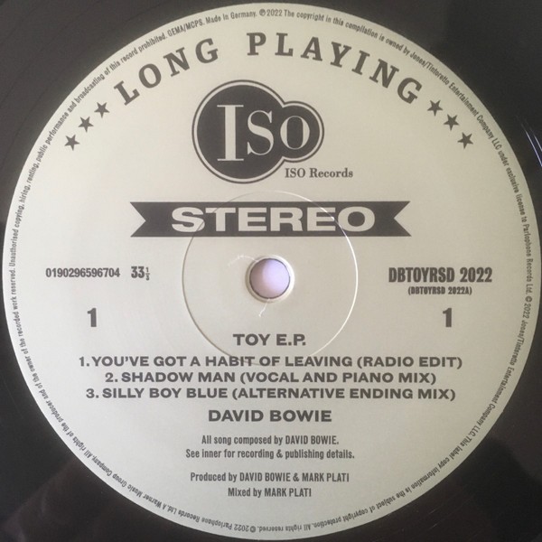 Виниловая пластинка David Bowie - Toy (Limited Edition / 10