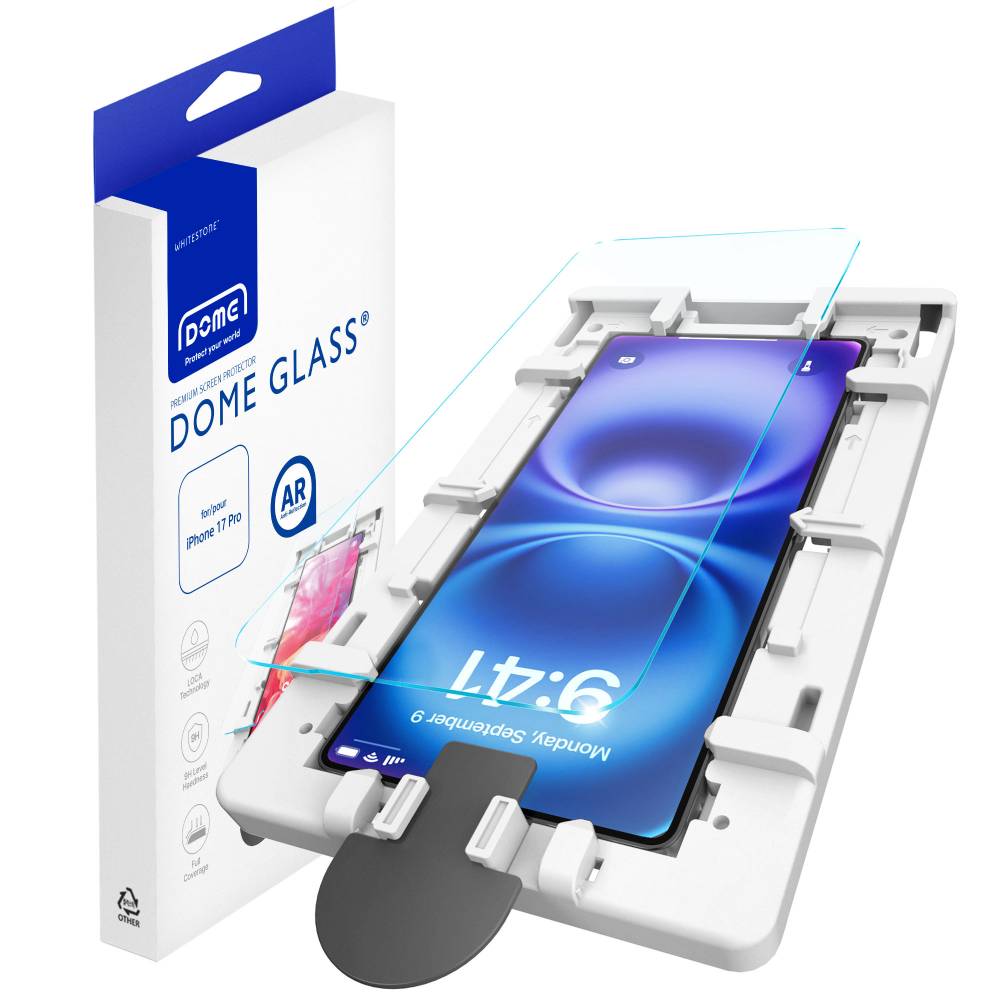 Защитное стекло Whitestone AR Dome glass для iPhone 17/17 Pro/16 Pro (дисплей)