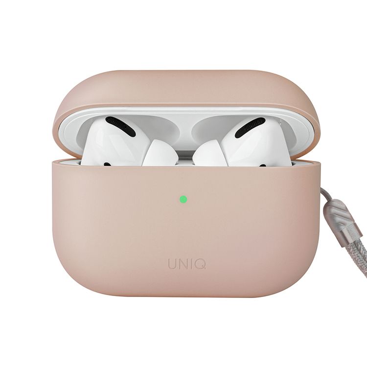 Чехол Uniq LINO розовый, для AirPods Pro 2