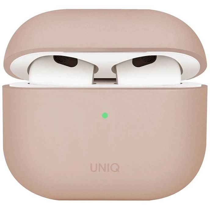 Чехол Uniq LINO розовый, для AirPods 4/4 ANC