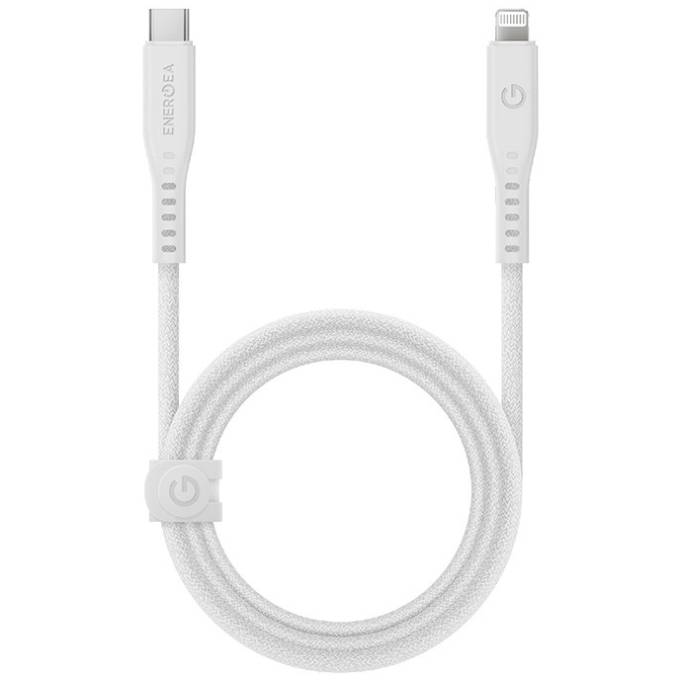 Кабель EnergEA Flow USB-C / Lightning 1,5м, белый