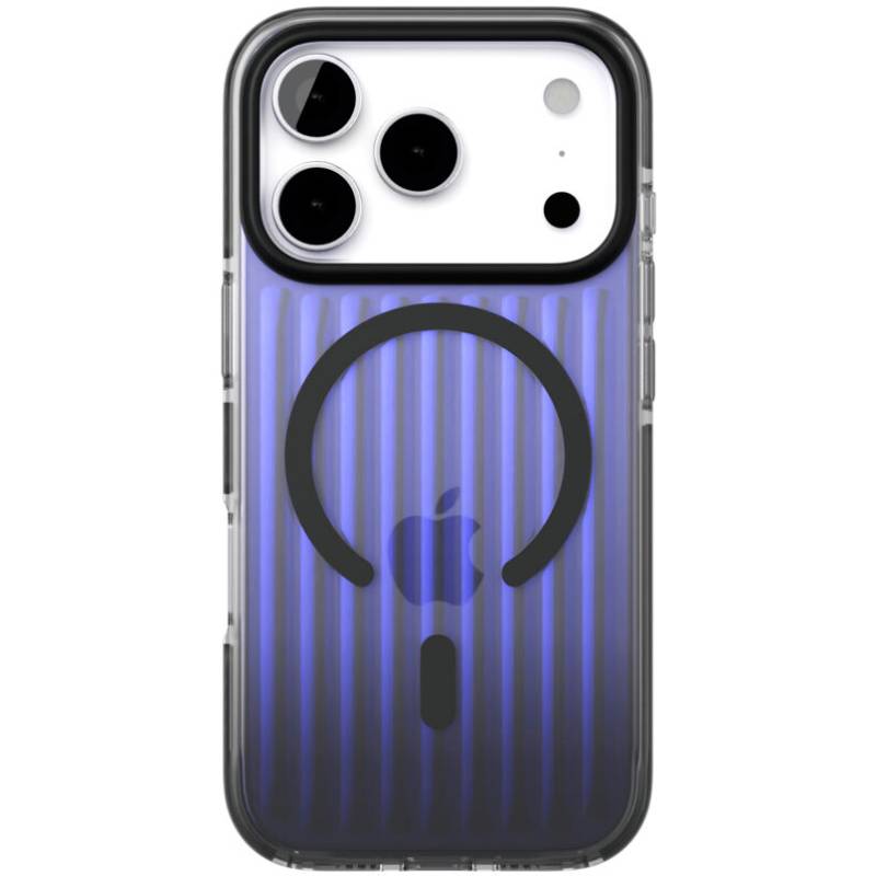 Чехол-накладка VLP Pulse Case для iPhone 17 Pro, полиуретан/алюминий, черный