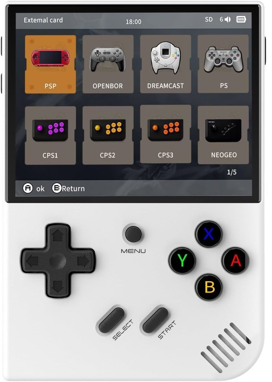 

Игровая консоль Anbernic RG35XX Plus, белый