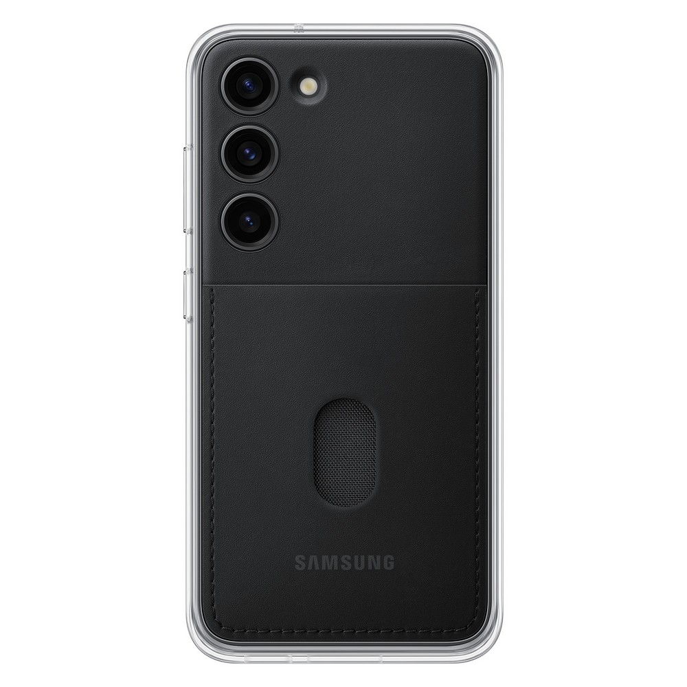 

Чехол-накладка Samsung Frame Case для Galaxy S23+, поликарбонат, черный