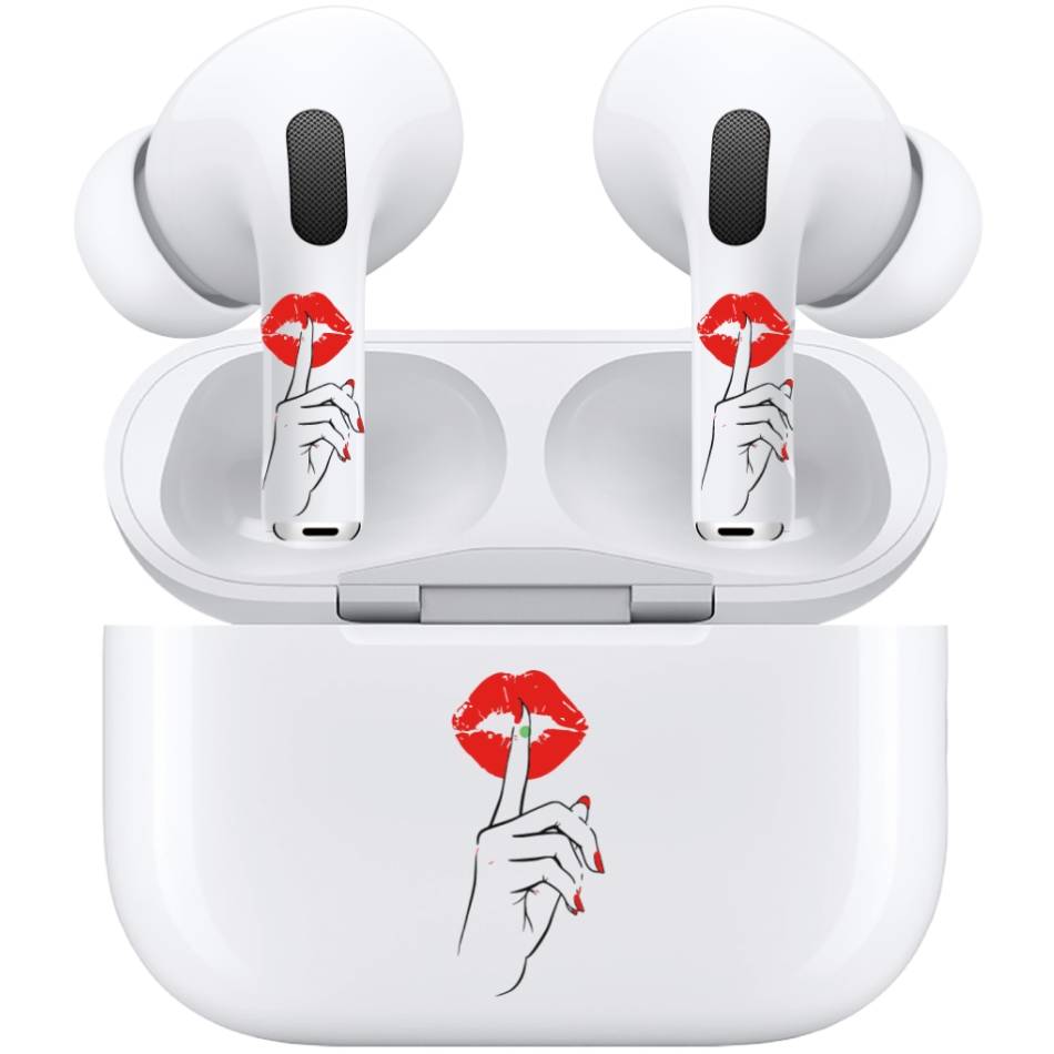 Наклейки VLP Easy Art Be Quiet, для AirPods Pro/Pro 2