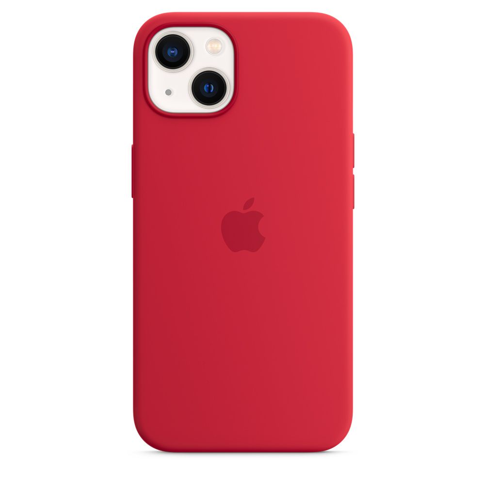 

Чехол-накладка Apple MagSafe для iPhone 13, силикон, (PRODUCT)RED, Красный