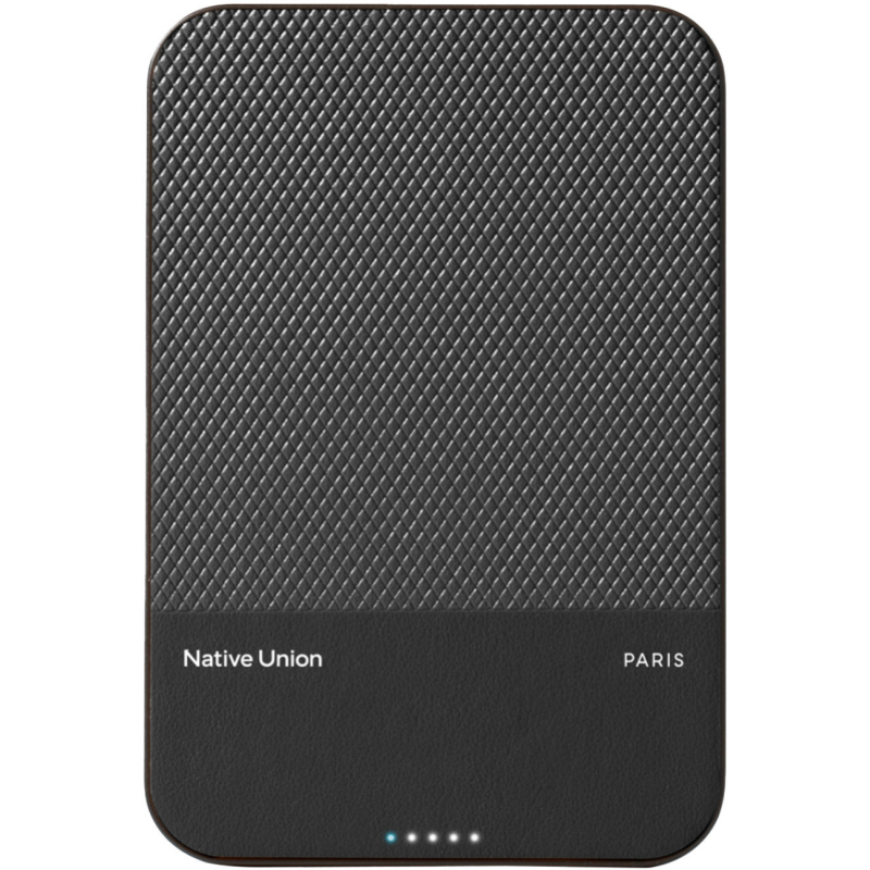 Внешний аккумулятор Native Union Classic Magnetic Qi2 5000 мАч, черный
