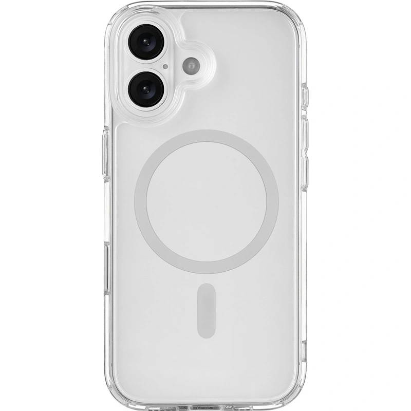 Чехол-накладка uBear Real Mag для iPhone 17, поликарбонат, прозрачный