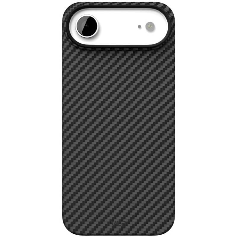 Чехол-накладка VLP Kevlar Case для iPhone Air, кевлар, черный