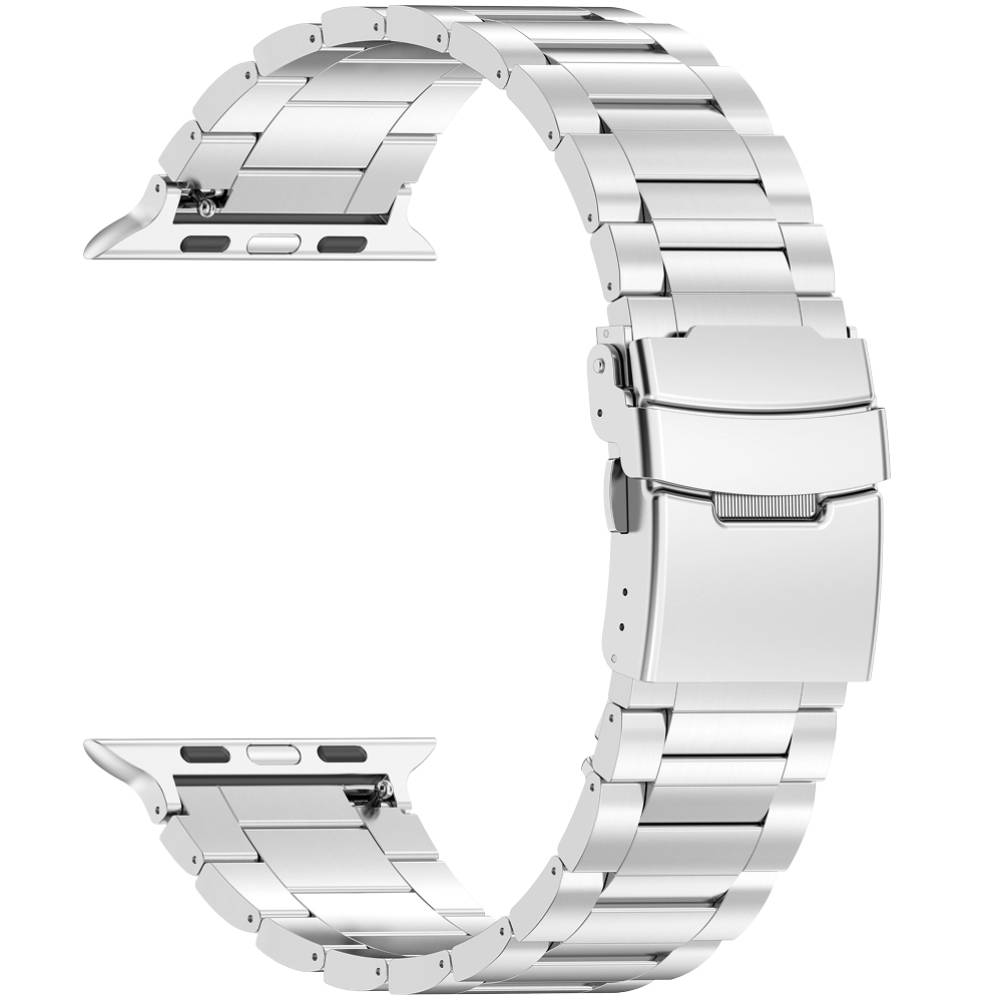 Ремешок Caweon Polaris для Apple Watch 44mm/45mm/46mm/49mm, титан, серебристый