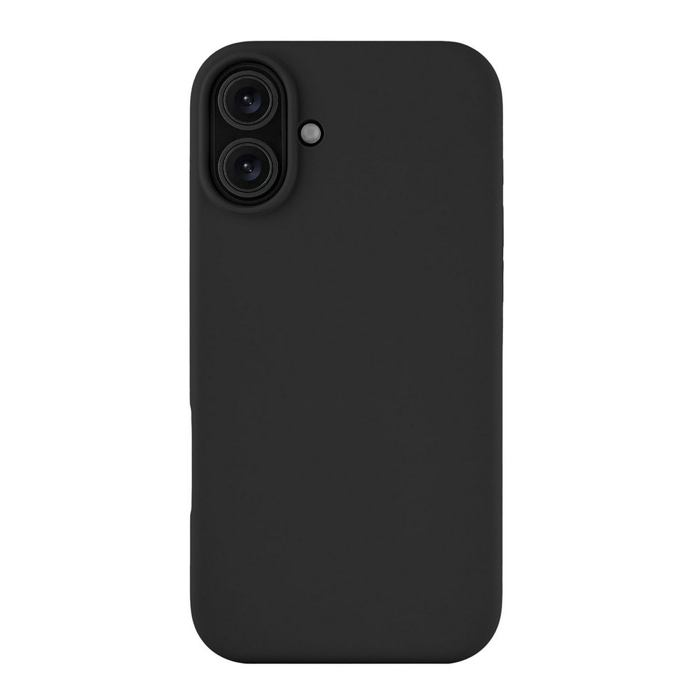 Чехол-накладка uBear Touch Mag Case для iPhone 16 Plus, силикон, черный