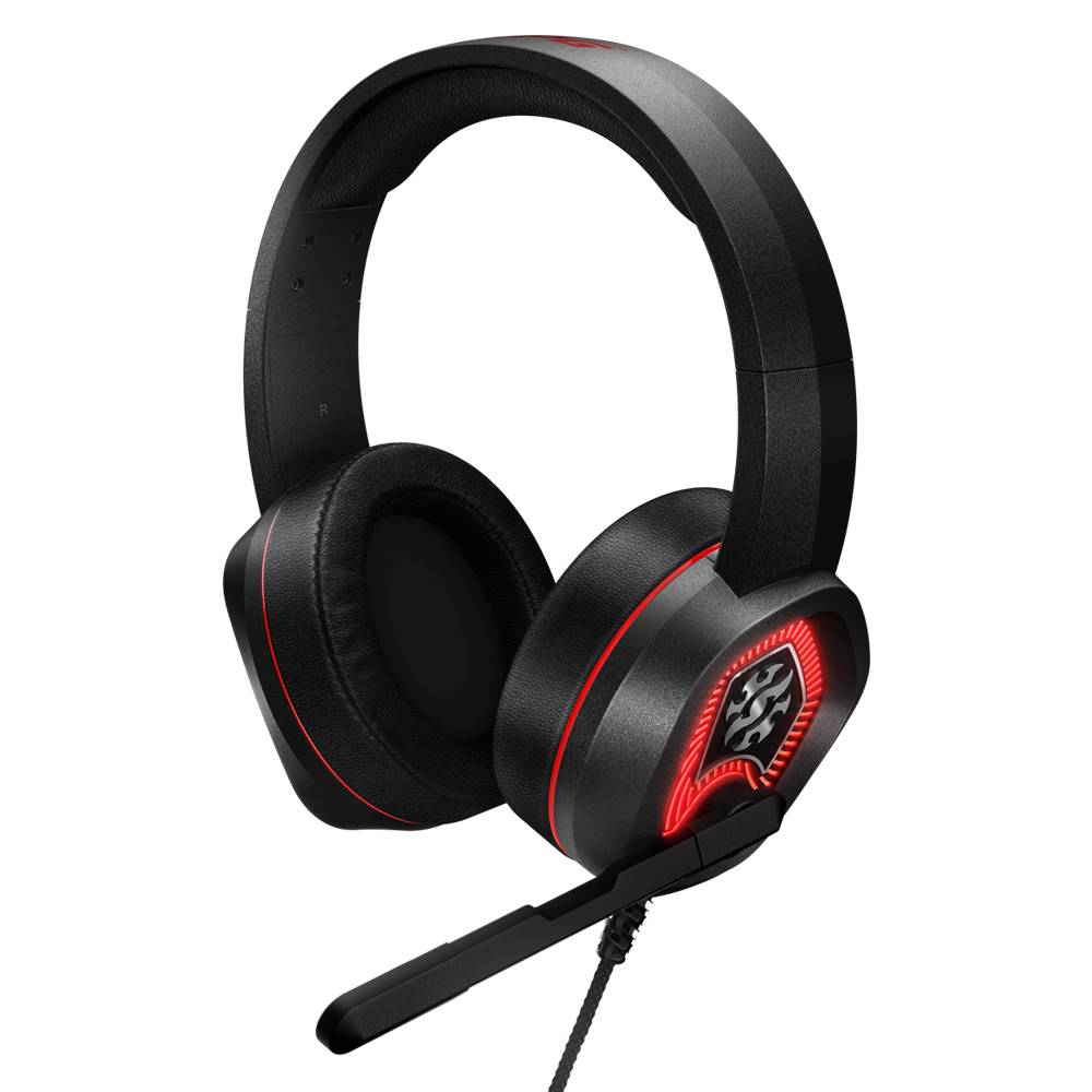 Наушники XPG EMIX H20, черный+красный