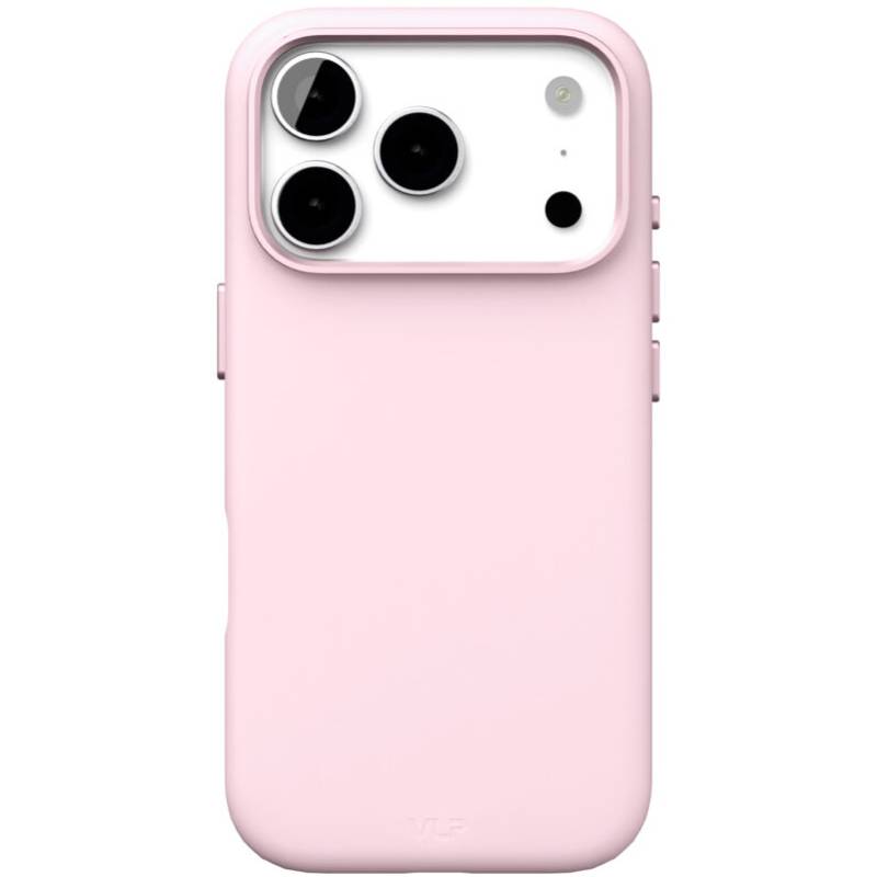 Чехол-накладка VLP Aster Pro для iPhone 17 Pro, силикон, розовый