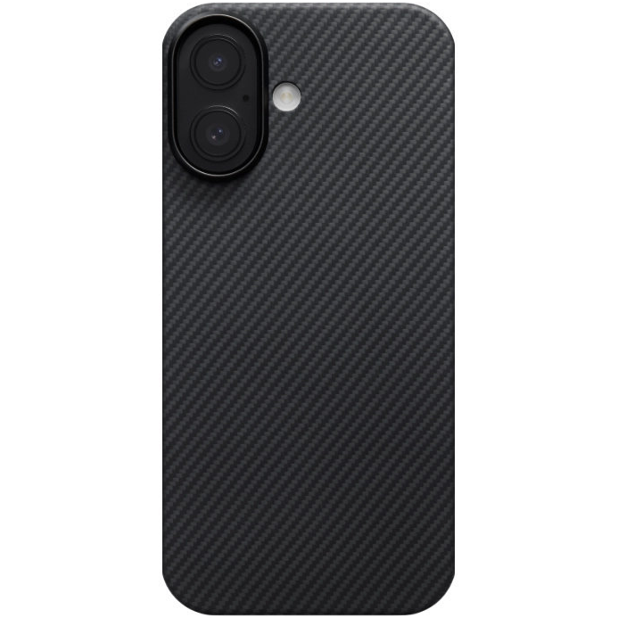 Чехол-накладка Pitaka Ultra-Slim Case для iPhone 17, арамид (кевлар), черный