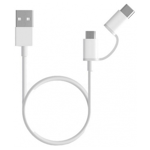 

Кабель Xiaomi USB / Type-C/Micro USB, 1м, белый