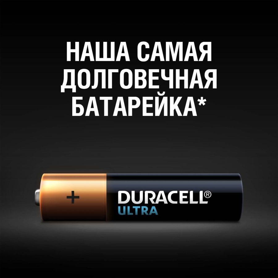 Батарейка Duracell Ultra Power LR03-12BL MX2400 AAA (12шт) 1106522 - фото 4