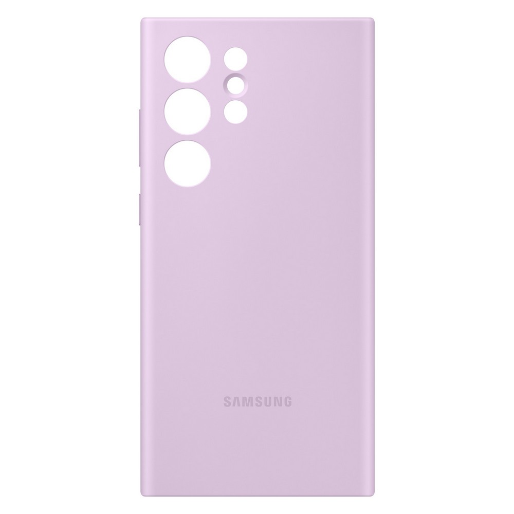 

Чехол-накладка Samsung Silicone Case для Galaxy S23 Ultra, силикон, лиловый