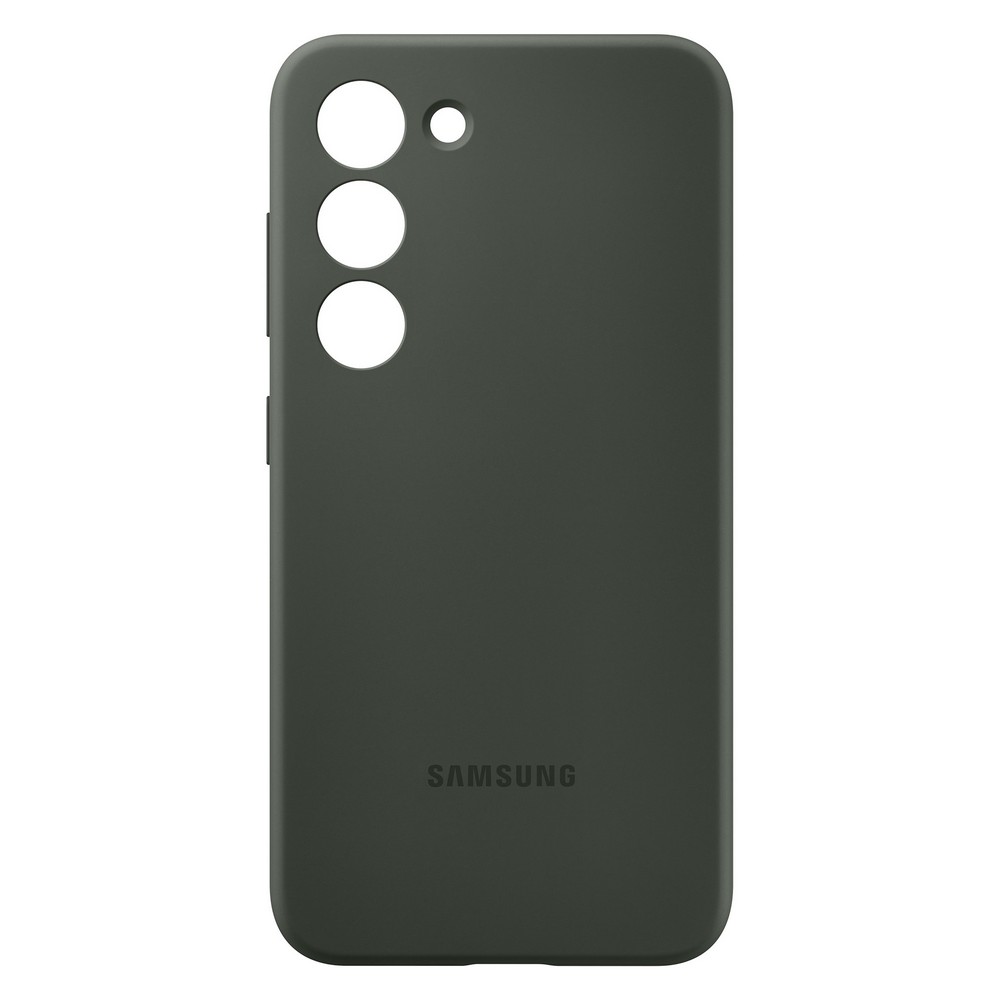 

Чехол-накладка Samsung Silicone Case для Galaxy S23, силикон, хаки