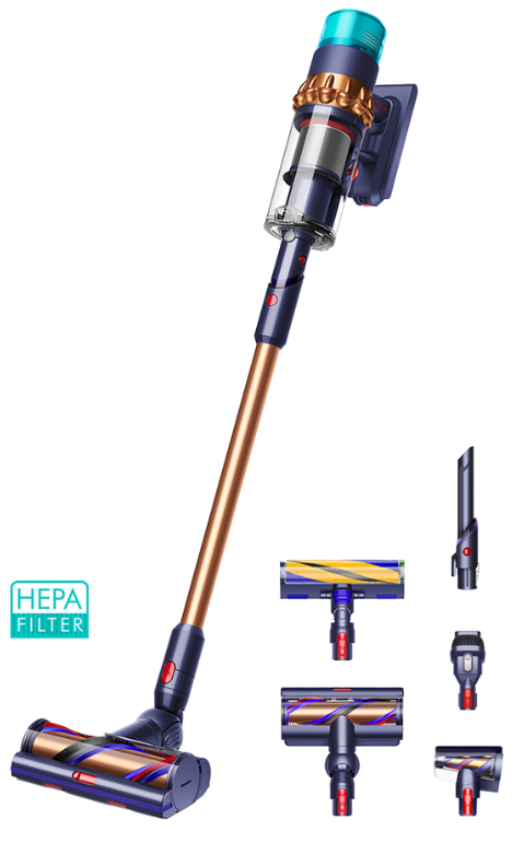 

Пылесос Dyson Gen5Detect Absolute, синий/медь