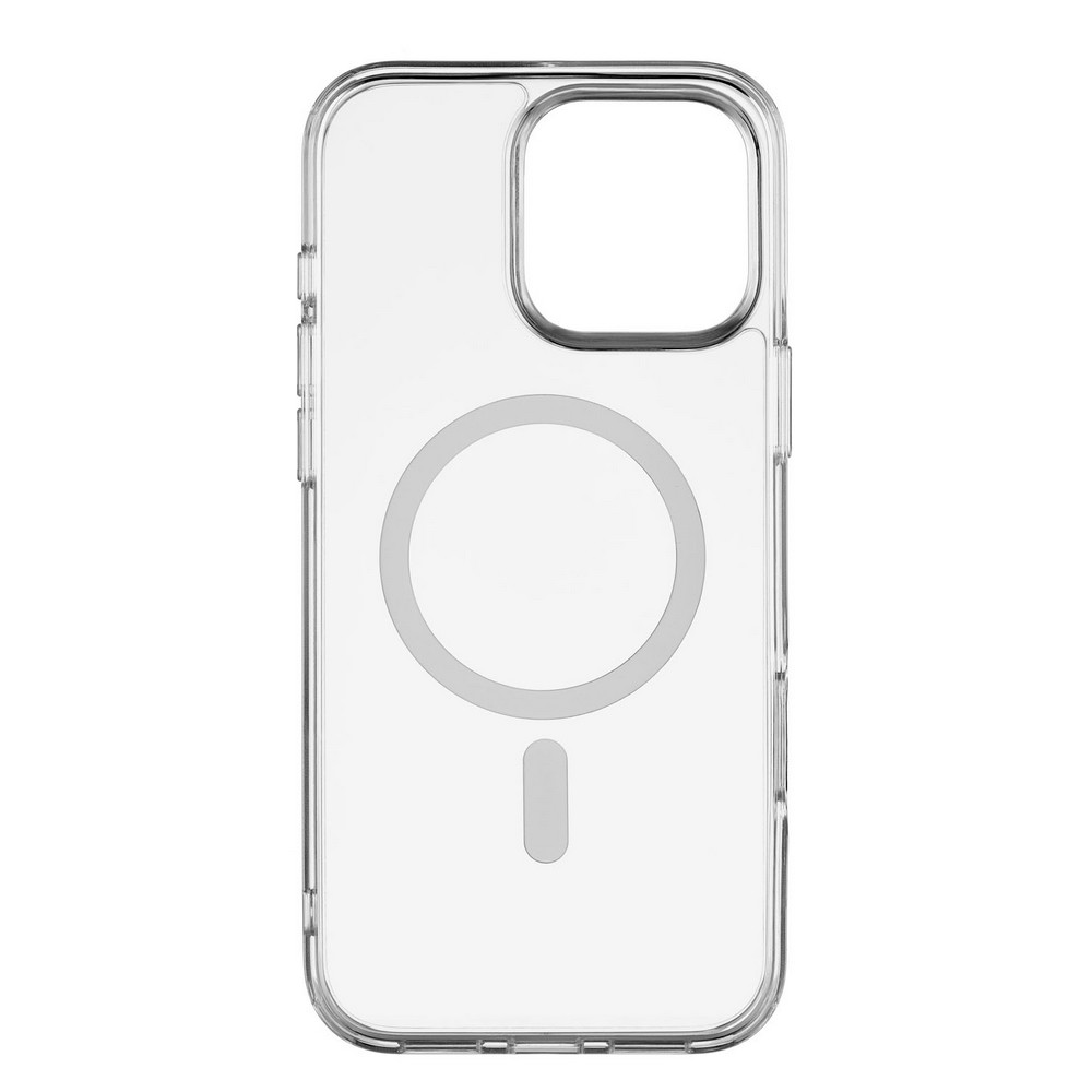 Чехол-накладка uBear Real Mag Case для iPhone 16 Pro Max, полиуретан, прозрачный