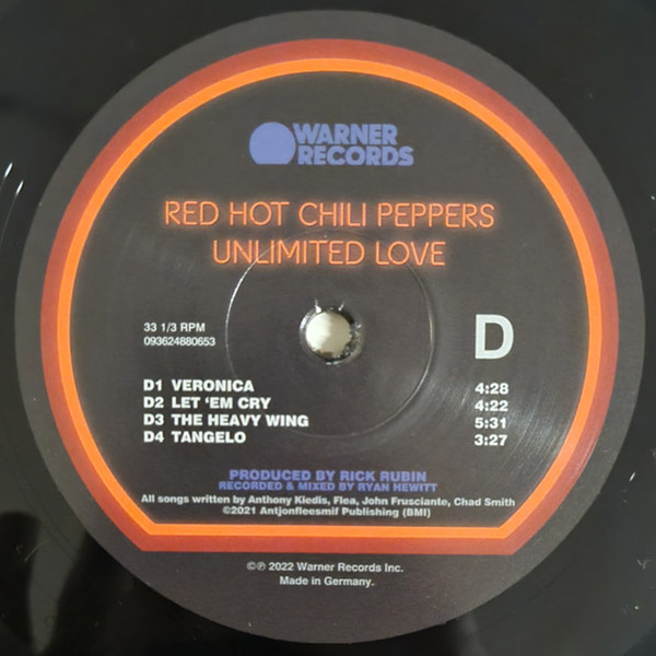 Виниловая пластинка Red Hot Chili Peppers - Unlimited Love (2LP) (2022) 0093624880653 - фото 8