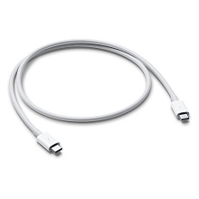 Кабель Apple Thunderbolt 3 USB-C / USB-C, A, 100Вт  0,8м, белый - 0