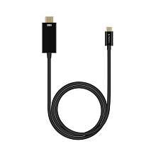 Кабель Deppa USB-C/HDMI 1.8м, черный - 0