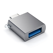 Адаптер Satechi Type-C USB 3.0 USB / USB-C, серый космос - 0