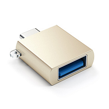 Адаптер Satechi Type-C USB 3.0 USB / USB-C, золотой - 0