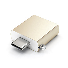 Адаптер Satechi Type-C USB 3.0 USB / USB-C, золотой - 2