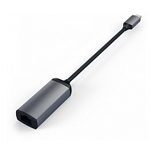 Адаптер Satechi Type-C to Gigabit Ethernet USB-C / Ethernet, серый космос - 1