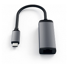 Адаптер Satechi Type-C to Gigabit Ethernet USB-C / Ethernet, серый космос - 2