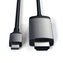 Кабель Satechi USB-C / HDMI, 1,8м, серый космос - 2