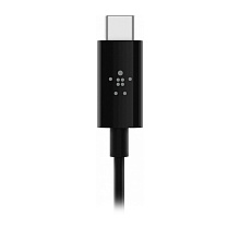 Кабель Belkin mini-jack 3.5 mm / USB-C, 0,9м, черный - 3