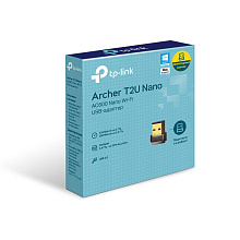 Адаптер Wi-Fi TP-LINK ARCHER T2U NANO, черный - 1